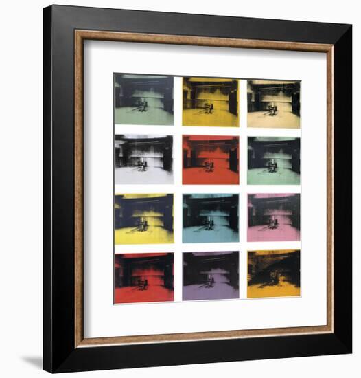 Twelve Electric Chairs, 1964/65-Andy Warhol-Framed Art Print