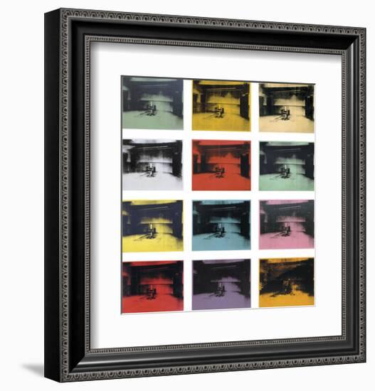 Twelve Electric Chairs, 1964/65-Andy Warhol-Framed Art Print