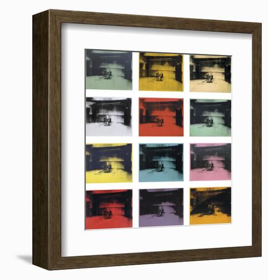 Twelve Electric Chairs, 1964/65-Andy Warhol-Framed Art Print