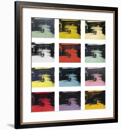 Twelve Electric Chairs, c.1964/65-Andy Warhol-Framed Art Print