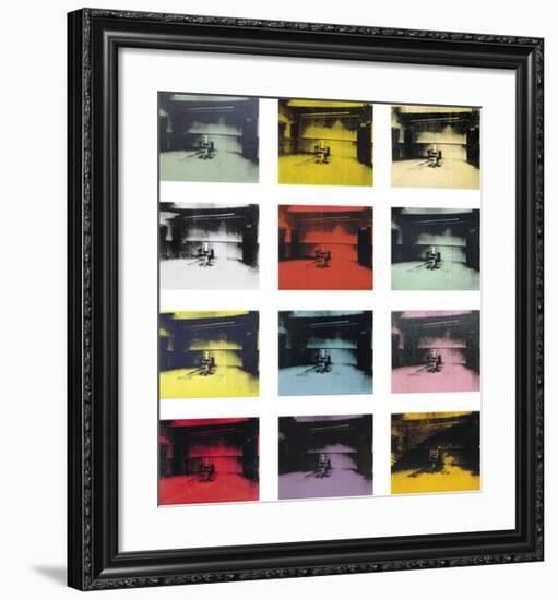 Twelve Electric Chairs, c.1964/65-Andy Warhol-Framed Art Print