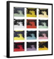 Twelve Electric Chairs, c.1964/65-Andy Warhol-Framed Art Print