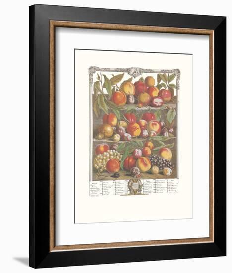 Twelve Months of Fruits, 1732, August-Robert Furber-Framed Art Print