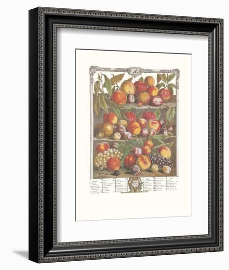 Twelve Months of Fruits, 1732, August-Robert Furber-Framed Art Print