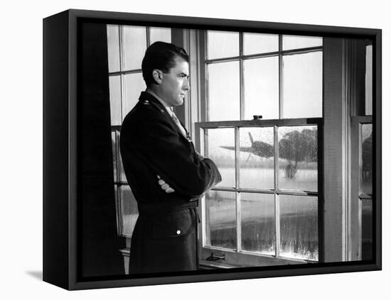 Twelve O'Clock High, Gregory Peck, 1949-null-Framed Stretched Canvas