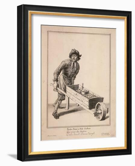 Twelve Pence a Peck Oysters, Cries of London-Pierce Tempest-Framed Giclee Print