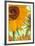 Twelve Sunflowers (detail)-Vincent van Gogh-Framed Art Print