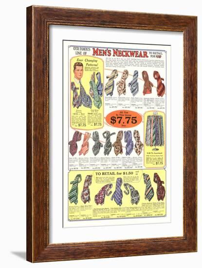 Twenties Clothes Catalog-null-Framed Art Print