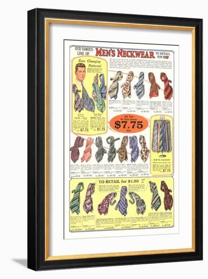 Twenties Clothes Catalog-null-Framed Art Print