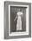 Twenties Female Mannequin in Long Dress-Found Image Press-Framed Photographic Print