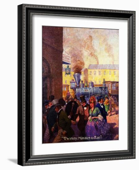 Twenty Minutes to Eat-Herbert Stitt-Framed Giclee Print