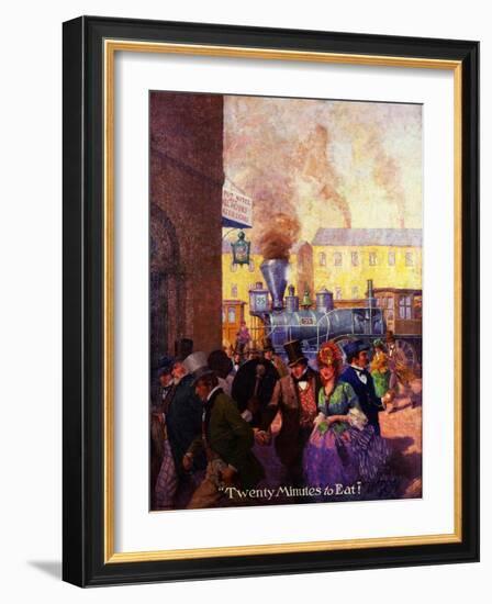 Twenty Minutes to Eat-Herbert Stitt-Framed Giclee Print