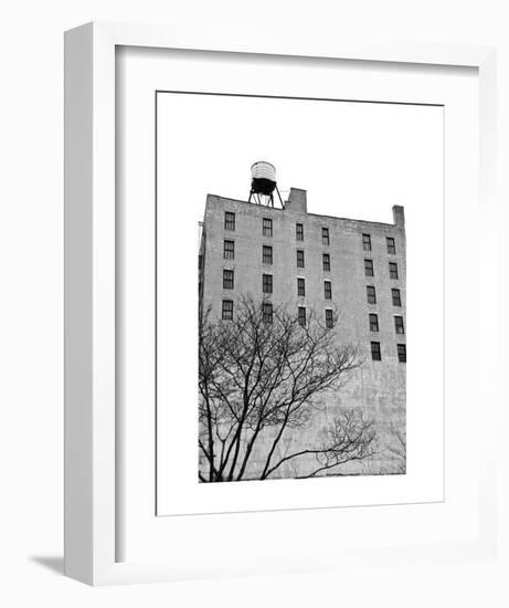 Twenty-six Windows (b/w)-Erin Clark-Framed Art Print