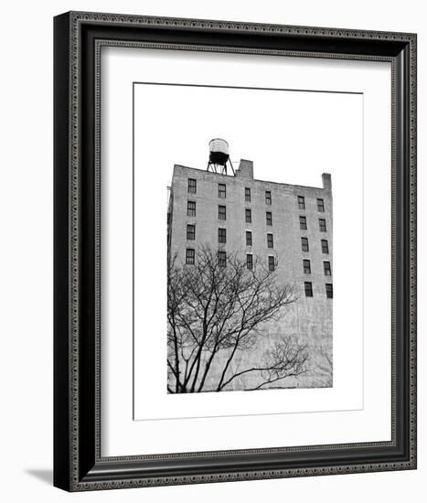 Twenty-six Windows (b/w)-Erin Clark-Framed Art Print