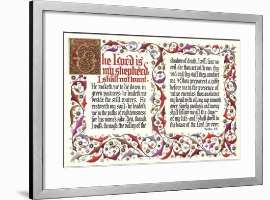 Twenty-Third Psalm-null-Framed Art Print