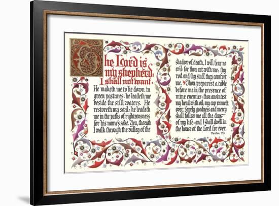 Twenty-Third Psalm-null-Framed Art Print