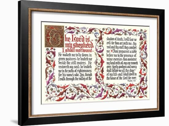 Twenty-Third Psalm-null-Framed Art Print