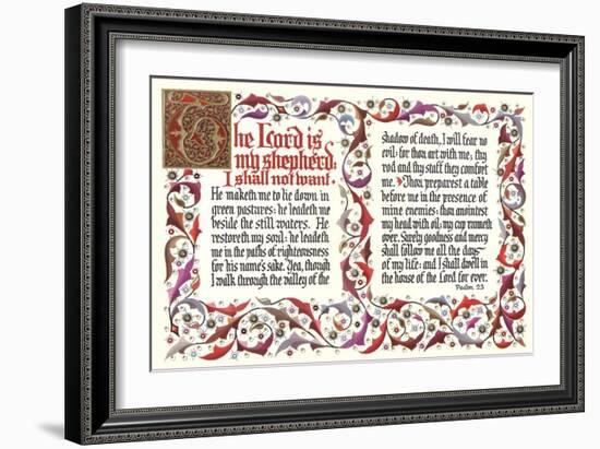 Twenty-Third Psalm-null-Framed Art Print