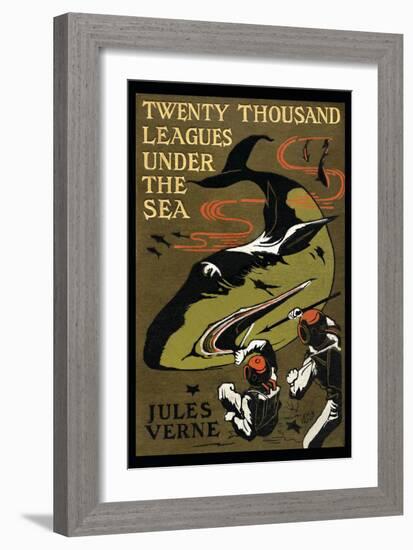 Twenty Thousand Leagues Under The Sea-null-Framed Premium Giclee Print