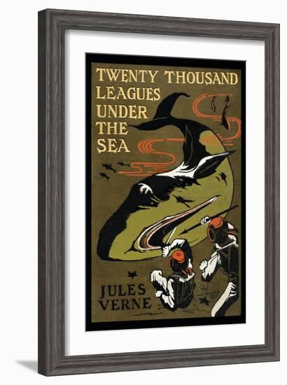 Twenty Thousand Leagues Under The Sea-null-Framed Art Print