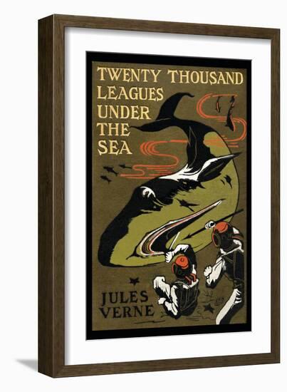 Twenty Thousand Leagues Under The Sea-null-Framed Art Print