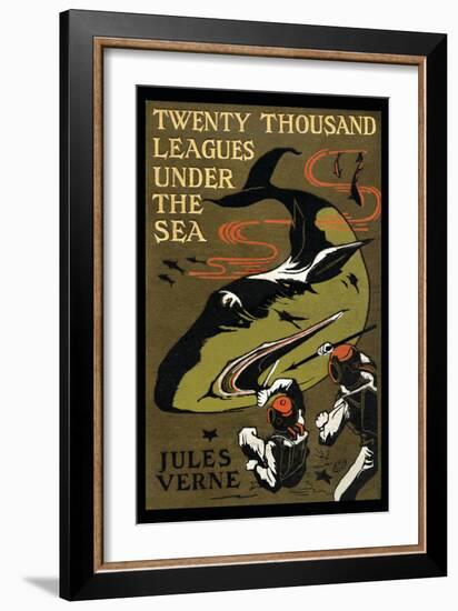 Twenty Thousand Leagues Under The Sea-null-Framed Art Print