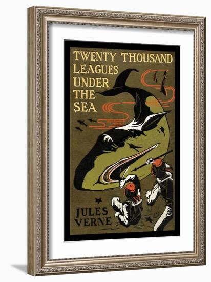 Twenty Thousand Leagues under the Sea-Jules Verne-Framed Art Print