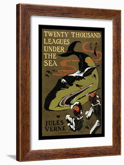 Twenty Thousand Leagues under the Sea-Jules Verne-Framed Art Print