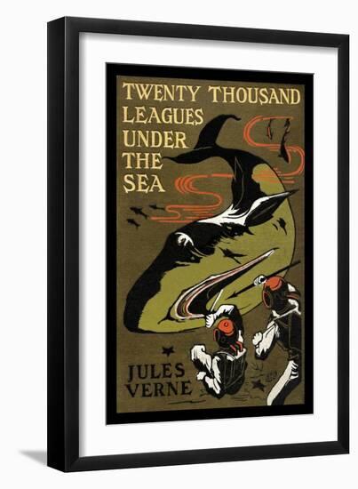 Twenty Thousand Leagues under the Sea-Jules Verne-Framed Art Print