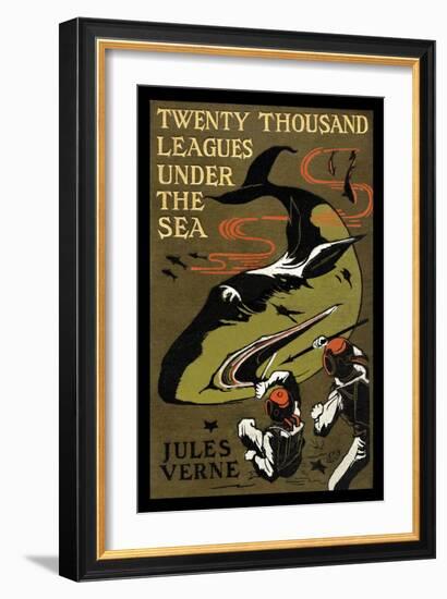 Twenty Thousand Leagues under the Sea-Jules Verne-Framed Art Print