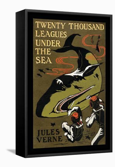 Twenty Thousand Leagues Under The Sea-null-Framed Stretched Canvas