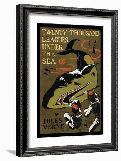 Twenty Thousand Leagues Under The Sea-null-Framed Art Print