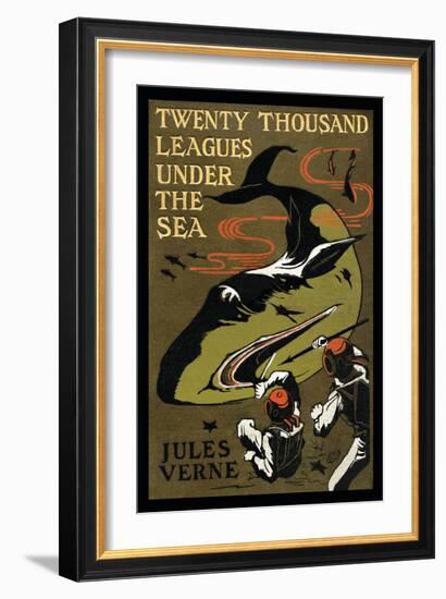 Twenty Thousand Leagues Under The Sea-null-Framed Art Print