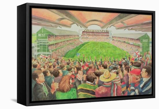 Twickenham: the Pilkington Cup Final, 1992-Gareth Lloyd Ball-Framed Premier Image Canvas