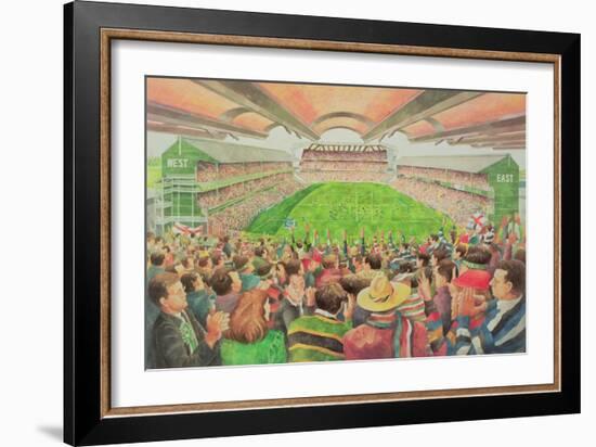 Twickenham: the Pilkington Cup Final, 1992-Gareth Lloyd Ball-Framed Giclee Print