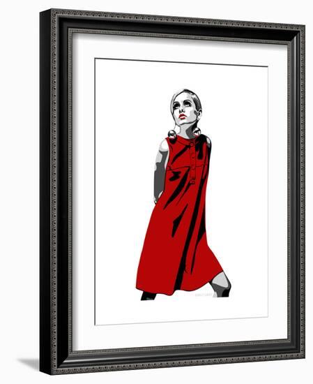 Twiggy-Emily Gray-Framed Art Print