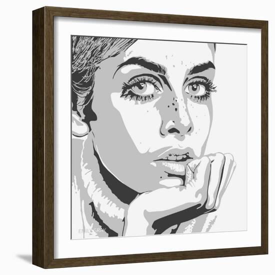 Twiggy-Emily Gray-Framed Giclee Print