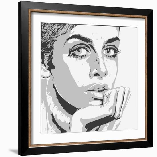 Twiggy-Emily Gray-Framed Giclee Print