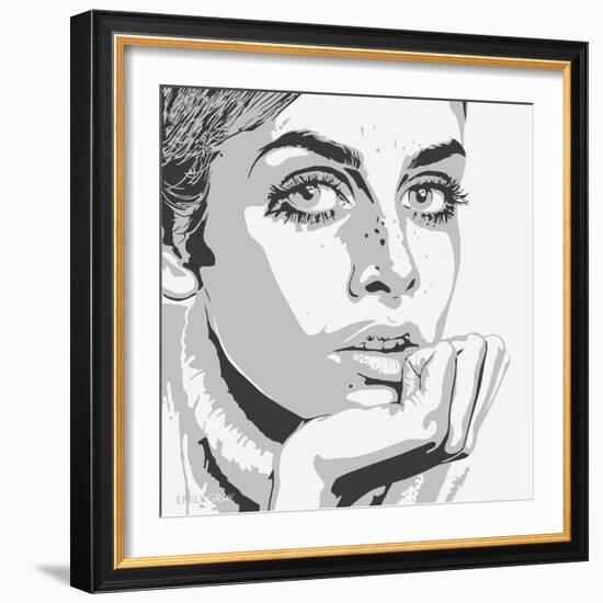 Twiggy-Emily Gray-Framed Giclee Print