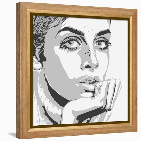 Twiggy-Emily Gray-Framed Premier Image Canvas