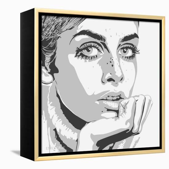 Twiggy-Emily Gray-Framed Premier Image Canvas