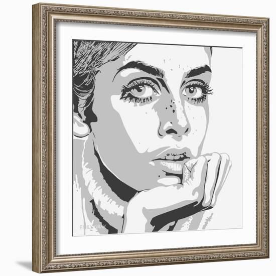 Twiggy-Emily Gray-Framed Giclee Print