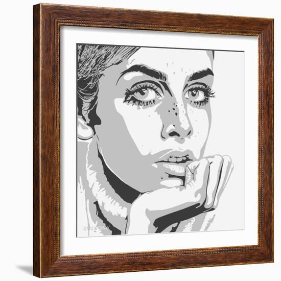 Twiggy-Emily Gray-Framed Giclee Print