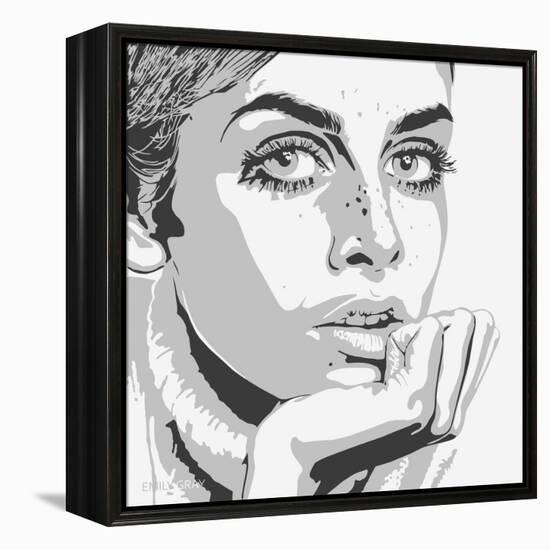 Twiggy-Emily Gray-Framed Premier Image Canvas