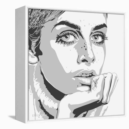 Twiggy-Emily Gray-Framed Premier Image Canvas