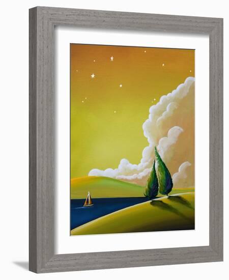 Twilight Bay-Cindy Thornton-Framed Art Print