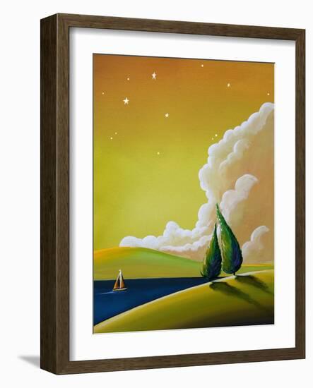 Twilight Bay-Cindy Thornton-Framed Art Print