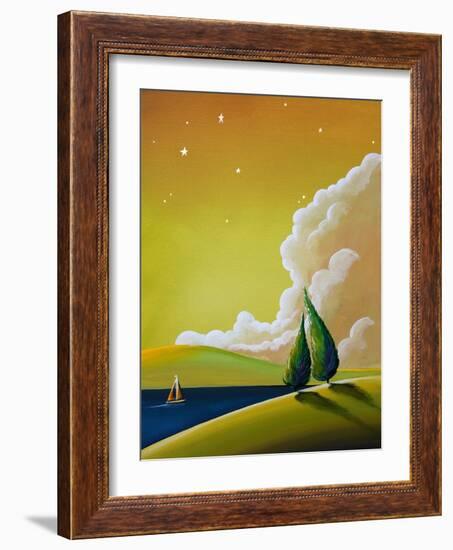 Twilight Bay-Cindy Thornton-Framed Art Print