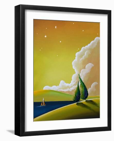 Twilight Bay-Cindy Thornton-Framed Art Print