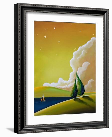 Twilight Bay-Cindy Thornton-Framed Art Print